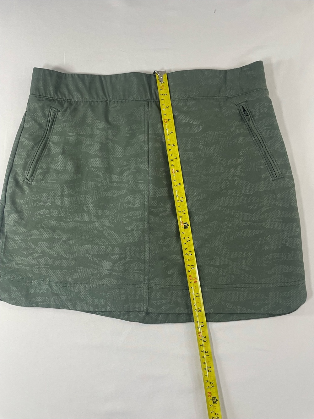 Orvis Olive Green Camouflage Mini Skirt - Picture 7 of 9